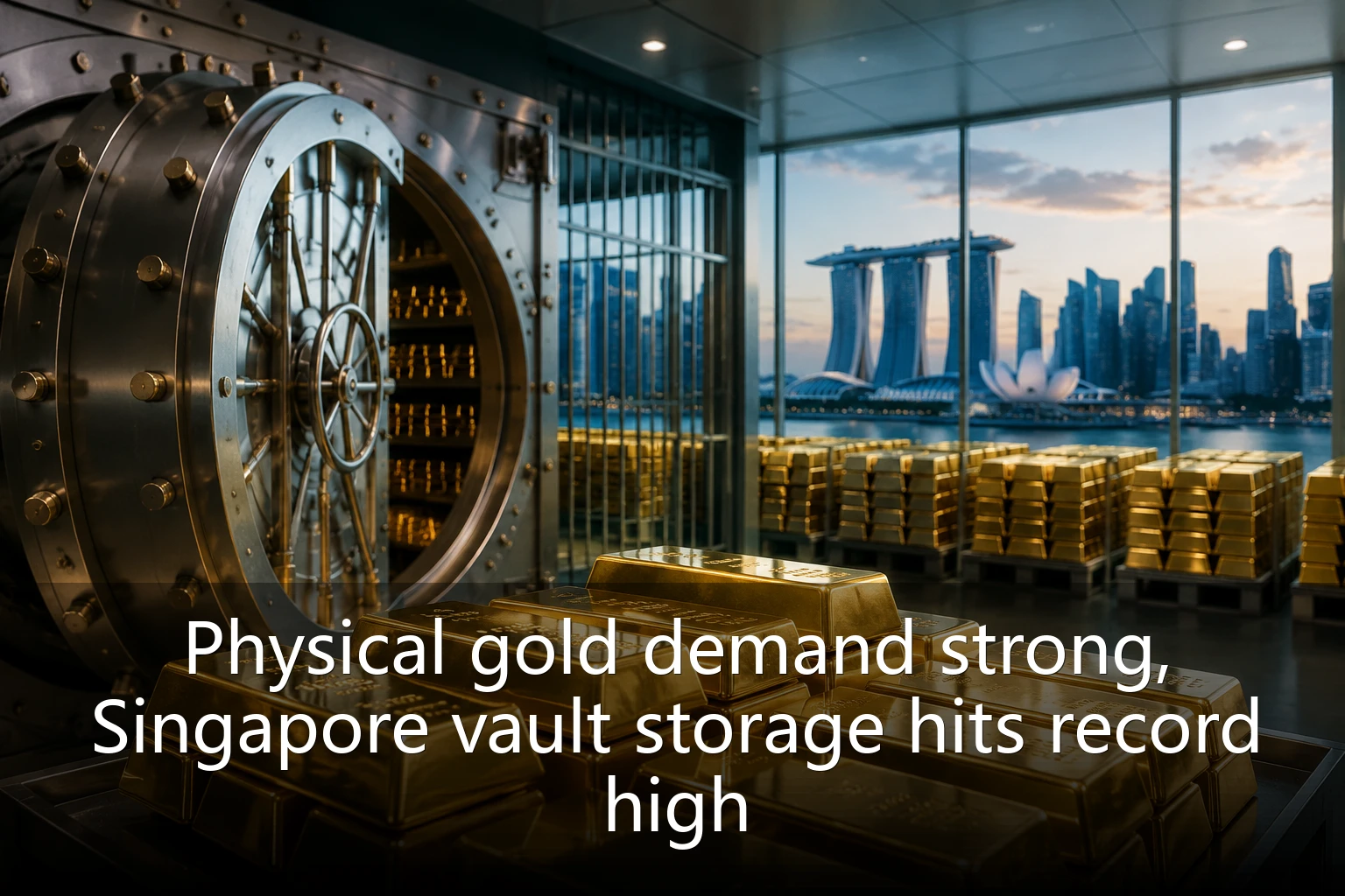 Physical gold demand strong, Singapore vault storage hits record high